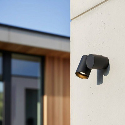Matte Black Outdoor Sconce