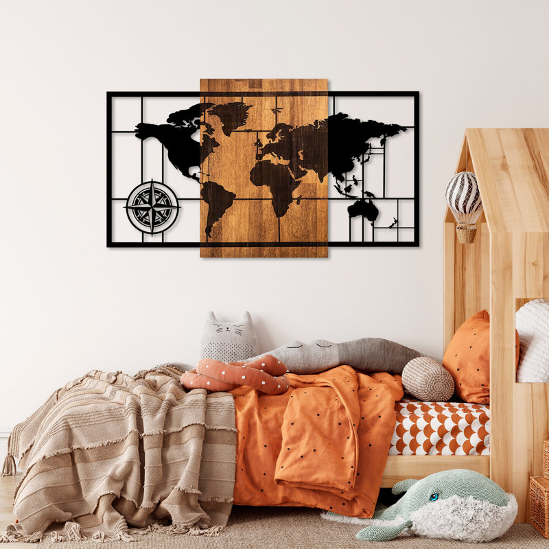 Handmade Wall Decor on Solid Wood