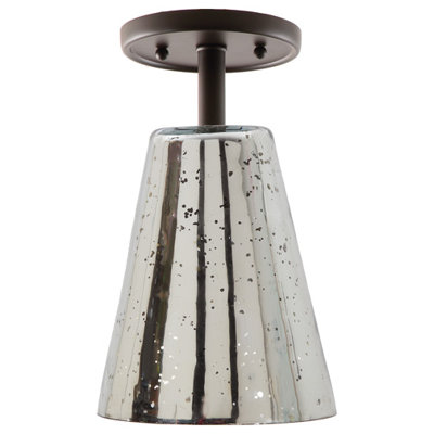 Baptiste Glass Semi Flush Mount