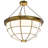 8 - Light Brass Powder Coat Bowl Pendant