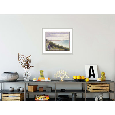 «Grandcamp Un Soir» par Georges Seurat, impression giclée sur cadre