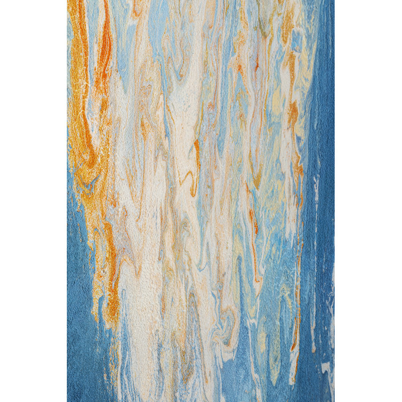 Artistas Blue Framed Painting