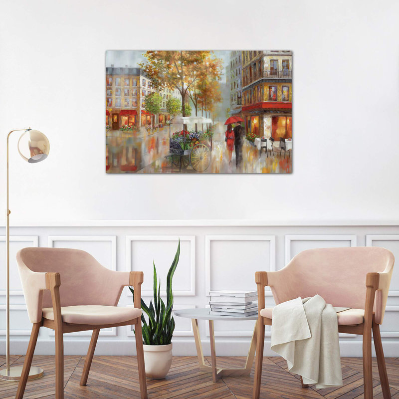 Romantic Promenade I by Nan - Wrapped Canvas Print, 101.6 cm H x 66.04 cm W x 3.175 cm D