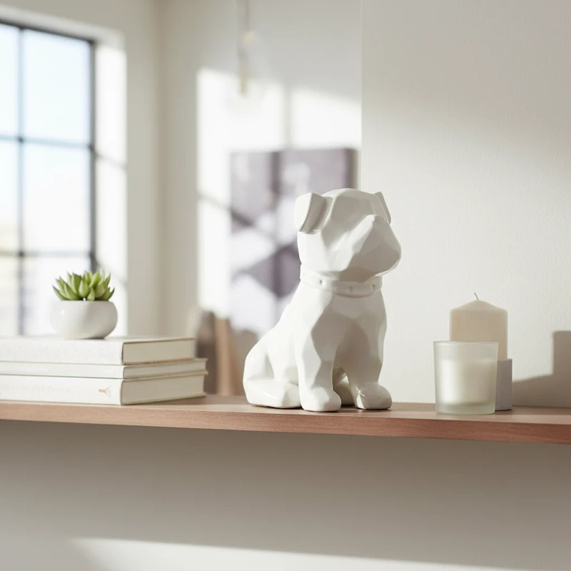 Alixs Animals Decorative Object, White