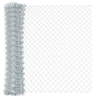 5.6Ft X 57Ft Galvanized Steel Fence - Corrosion And , Suitable For Farms Silver Wire Fencing Cattle Deer Flexible , Easy To Transport Install