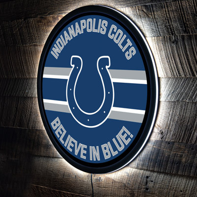 NFL Lighted Round LED Wall Sign Decor