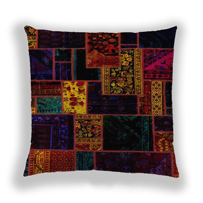 Coussin Abstract, Microsuède