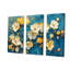 «Blue Apple Blossom Blooming Paradise» - ensemble d'art mural fleur de pommier-107169069-107169072