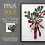 «Christmas Holiday Art DCCCLXI», reproduction d'art encadrée - bois massif-895322052-895322075