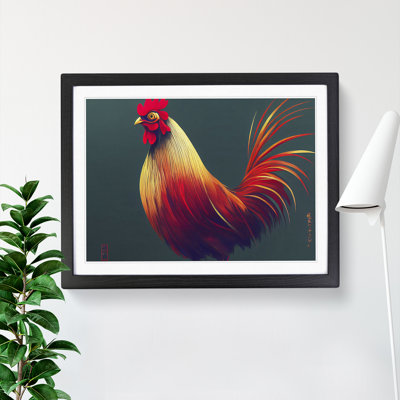 Attractive Rooster - Single Picture Frame Print