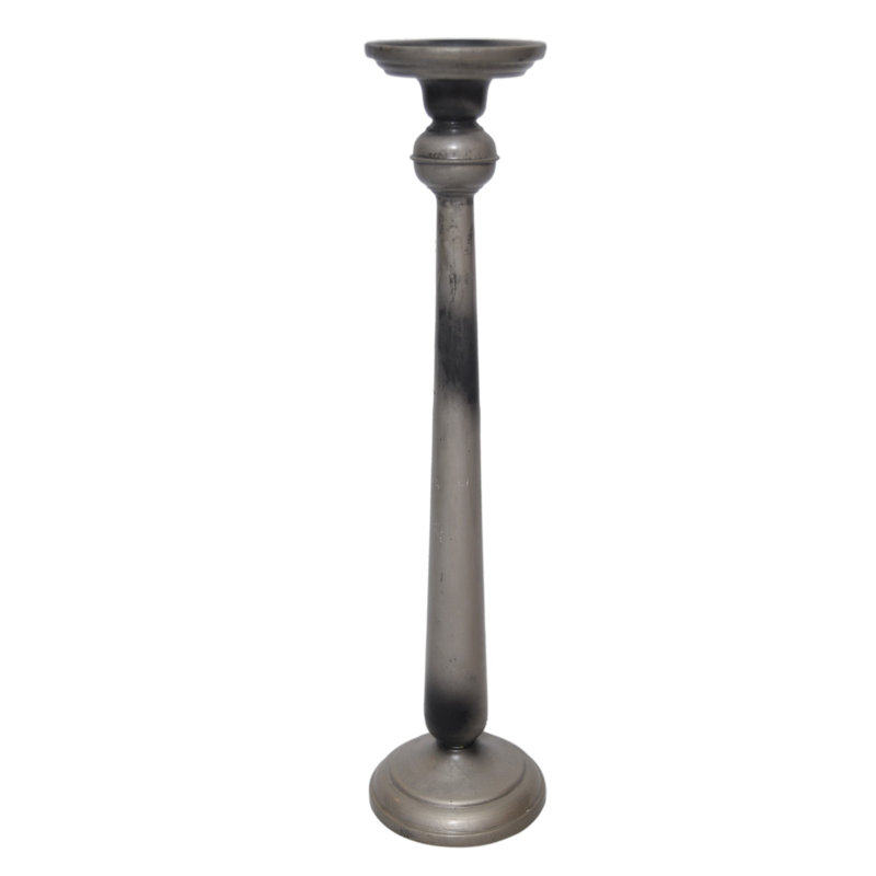 Chandelles en métal, H 17,5 po x l 4,25 po x P 4,25 po