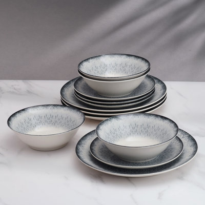 Mikasa Matteo 12-Pc Dinnerware Set, Service For 4