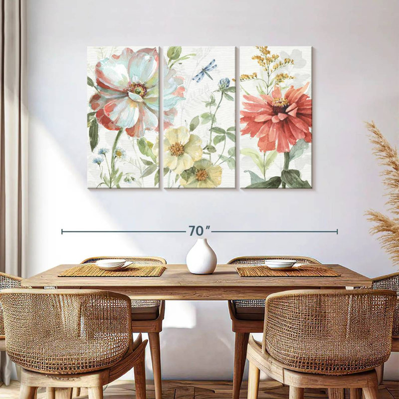 Harnek Spring Meadow II, 36" H x 57" W