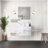 Bath Vanity With Faucet Set And LED Mirror