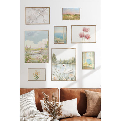 Tableau décoratif encadré (8 pièces)