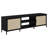Austi 2-Door 70-Inch Metal Tv Stand Media Console Black