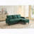 3-Seat Combo Sofa with Storage Ottoman,Sectional Couch, L Shaped Bench with A Footrest-1714645562