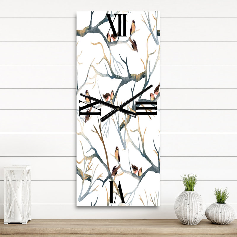 Petits oiseaux sur les branches d'arbre I, Grand