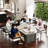 Dining Table With Spacious Top