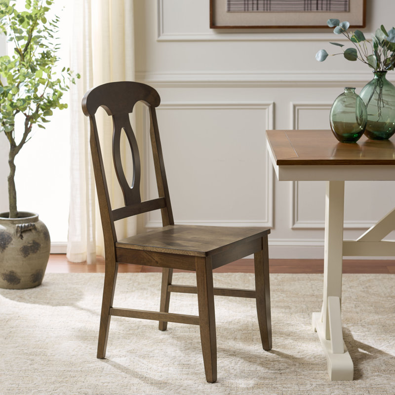 Chaise d'appoint Ottie, Chêne foncé