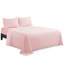 Ensemble de draps en coton 3 pièces avec 1 taie d'oreiller en coton de couleur unie Marina-2103426411-2037817222