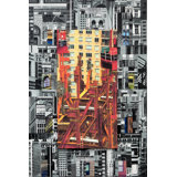 Patchwork City 27 Print by Marilyn Henrion