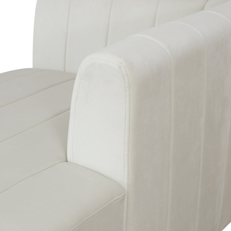 Canapé modulaire modulaire réversible 120 po en microfibre 120 pièces