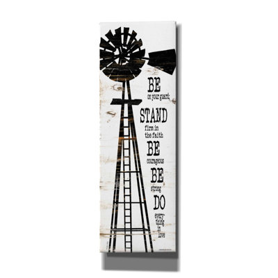 «Windmill Be On Your Guard» par Cindy Jacobs, art mural sur toile