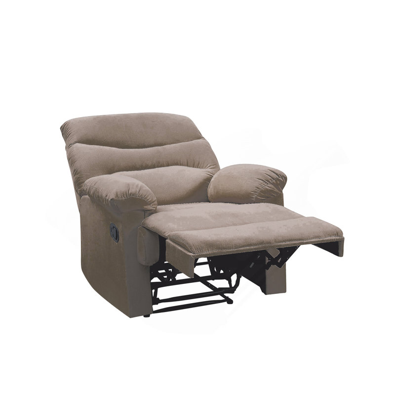 Light Brown Recliner With Pillow Top Arm, Light Brown