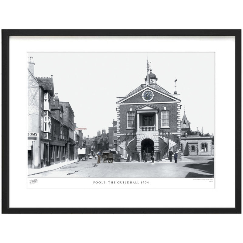 Poole, The Guildhall 1904 by Francis Frith - Single Picture Frame Print, 40cm H x 50cm W x 2.3cm D