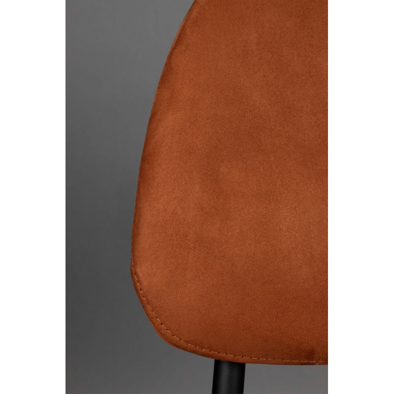 Darby Upholstered Dining Chair, Brown