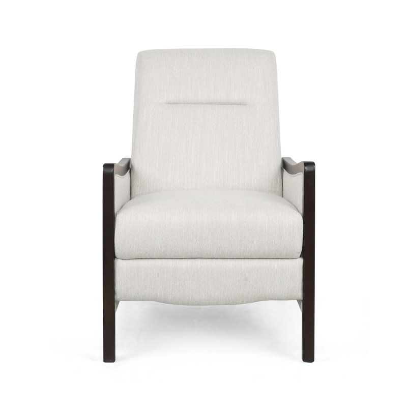 Fauteuil inclinable l 26,8 po Burtnett, 100 % polyester beige