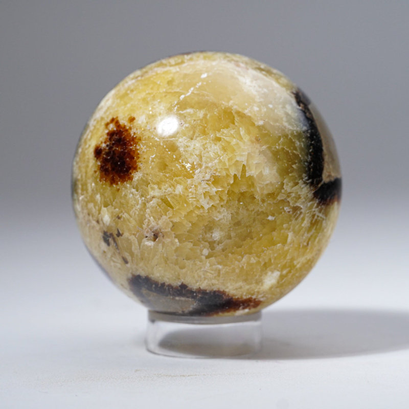 Sphère septarienne polie de Madagascar (1,2 lb)
