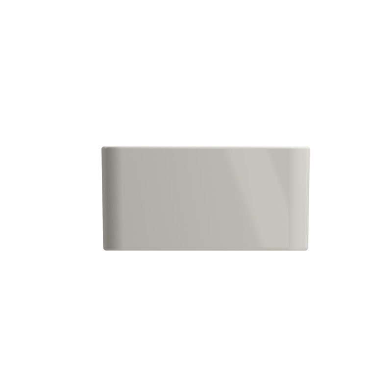 20 in. L Farmhouse Kitchen Sink, Biscuit