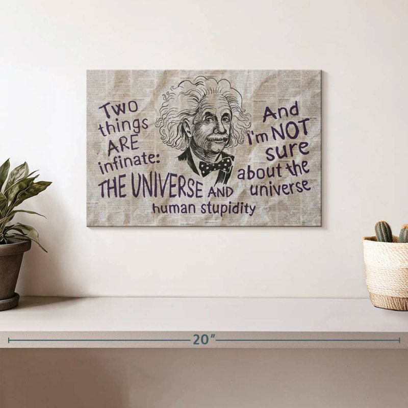 Tergel infini univers et bêtise, H 8 po x l 12 po