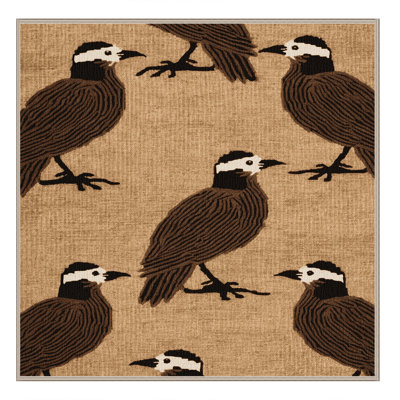  Tapis lavable brun Noddy Birds