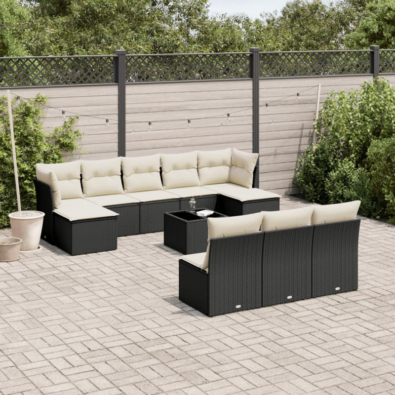 Ensemble de coussins en rotin Vidaxl