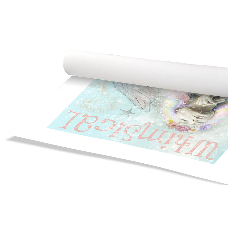 Impression sur papier sirène, H 10 po x l 8 po x P 1 po, Papier