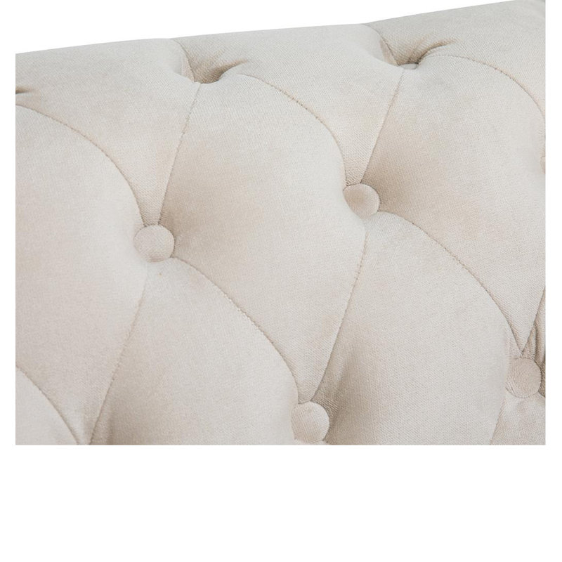 Americus Velvet Armchair, Grey