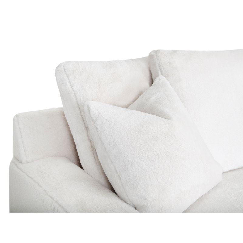 Dovray Upholstered Chaise Lounge, No, White