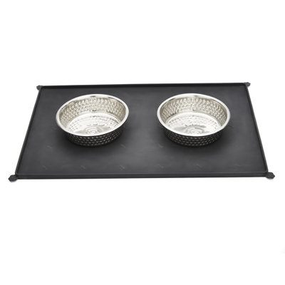 Cronin Pet Feeding Mat with Bowls