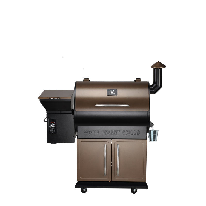 Z GRILLS 22'' W Wood Pellet Grill, Copper