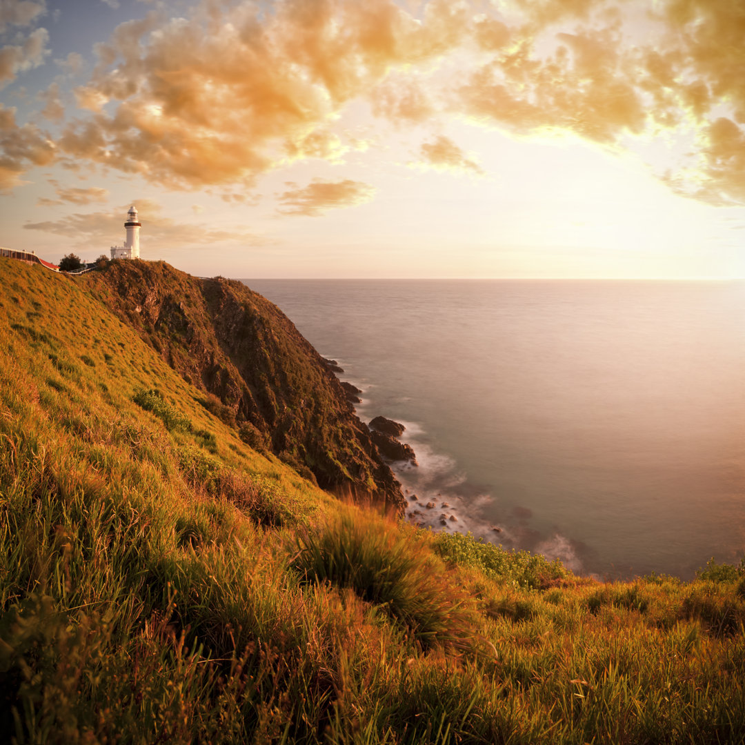 Byron Bay Leuchtturm von Turnervisual - Leinwandbild