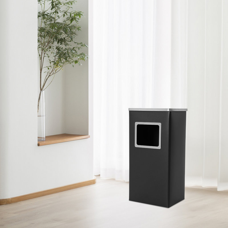 Trash Can, Black