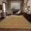 6x9 Brown Hand-Knotted Wool Diamond Lattice Classic Traditional Modern Contemporary Carpet Rug