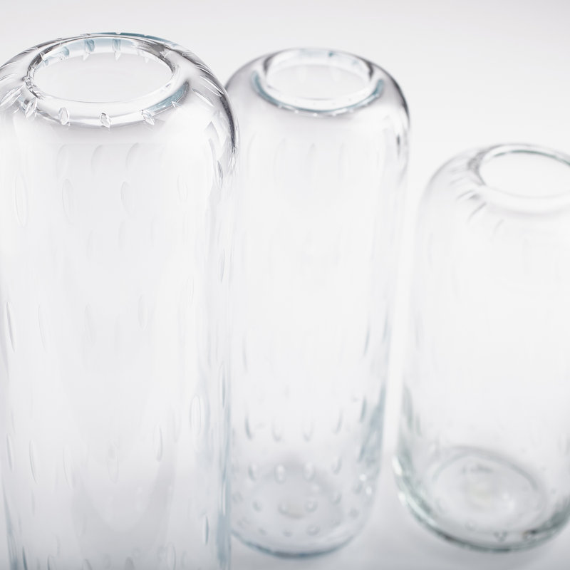 Malibu Glass Table Vase, 19.25" H x 6" W x 6" D