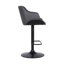 Tabouret de bar pivotant à hauteur réglable Jaxxon avec base en bois et similicuir-1935925822-1935925762