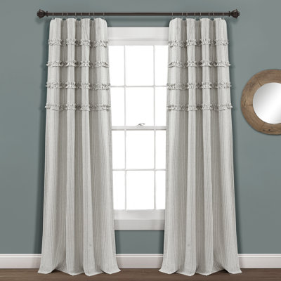 Paire de rideaux 100% coton