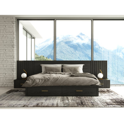 Lit plateforme avec rangement Zumbrota