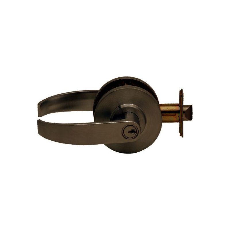 Classroom Grade 2 Curved Door Lever, Oil Rubbed Bronze